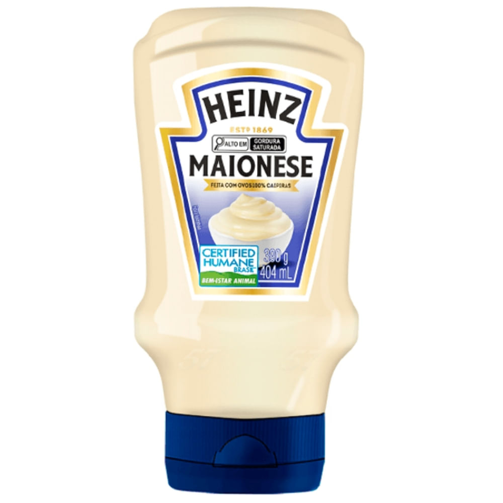Maionese Heinz Bisnaga 390g