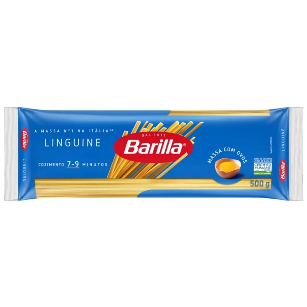 Macarrão Barilla Linguine Com Ovos 500g