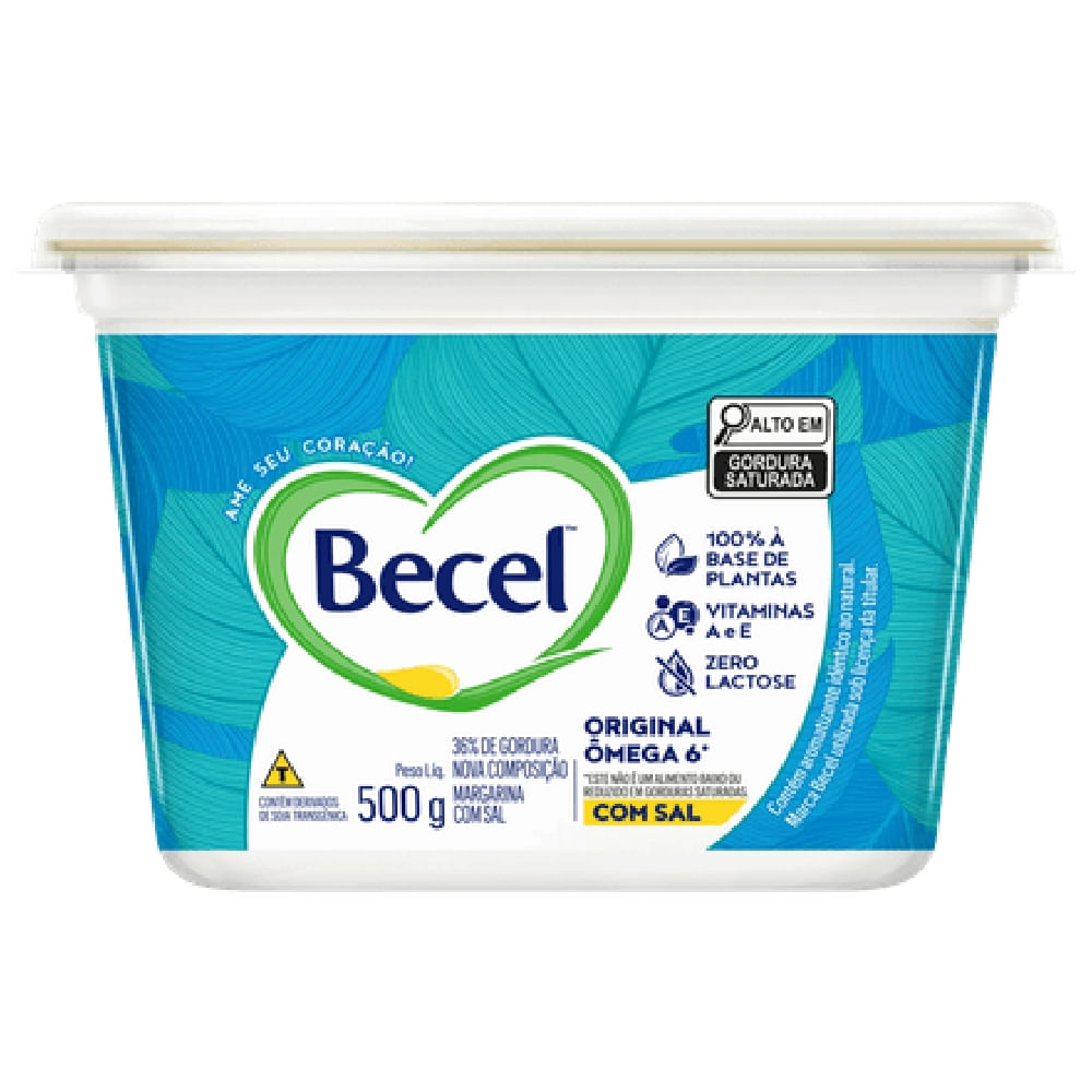 Margarina Original Com Sal Becel 500g