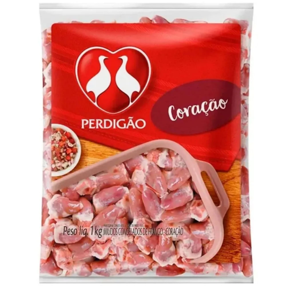 Coração Perdigão Frango 1kg Pacote