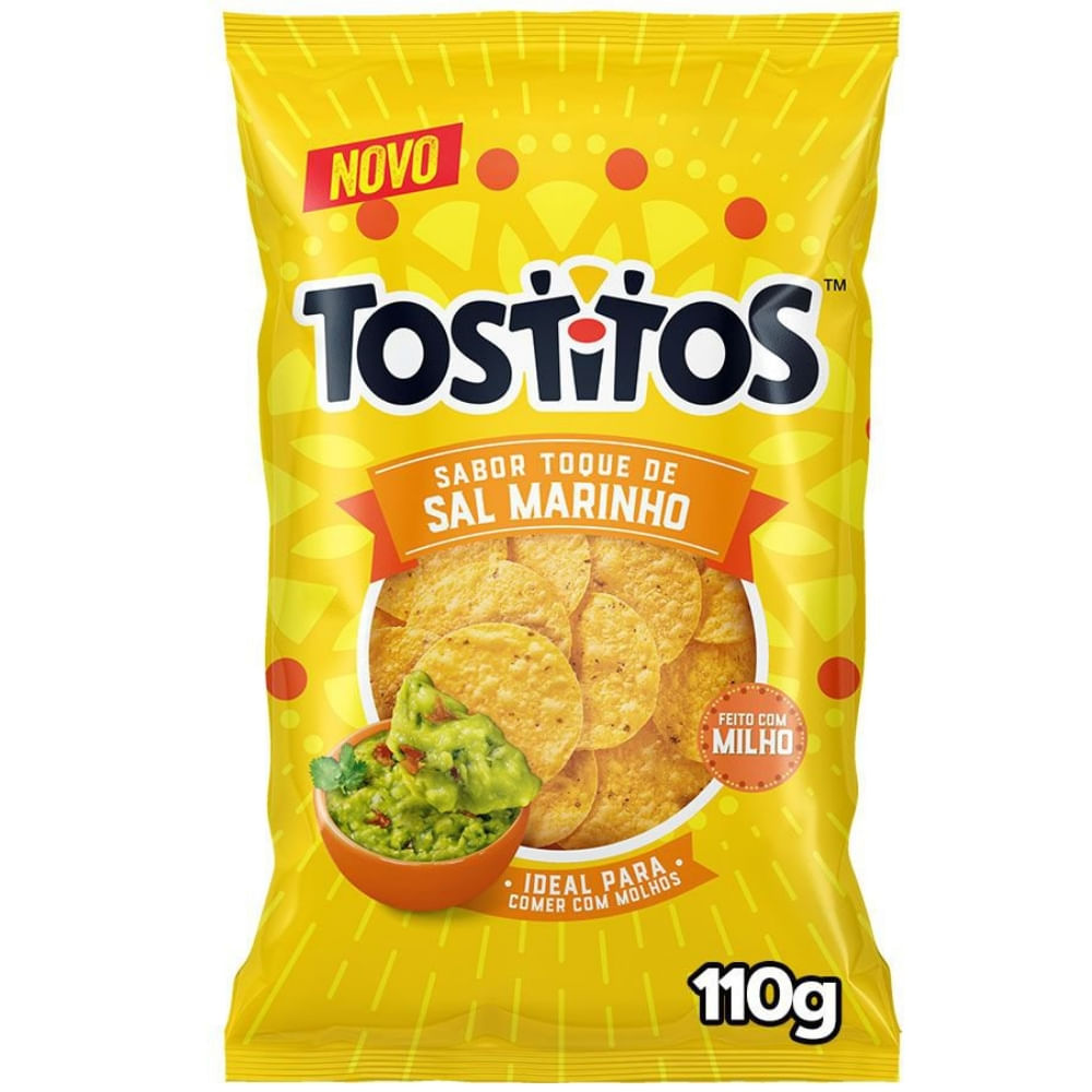 Salgadinho De Milho Toque De Sal Marinho Tostitos 110g