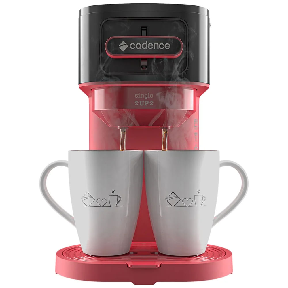 Cafeteira Elétrica Cadence Single Up Caf230 Preto E Vermelho 220v