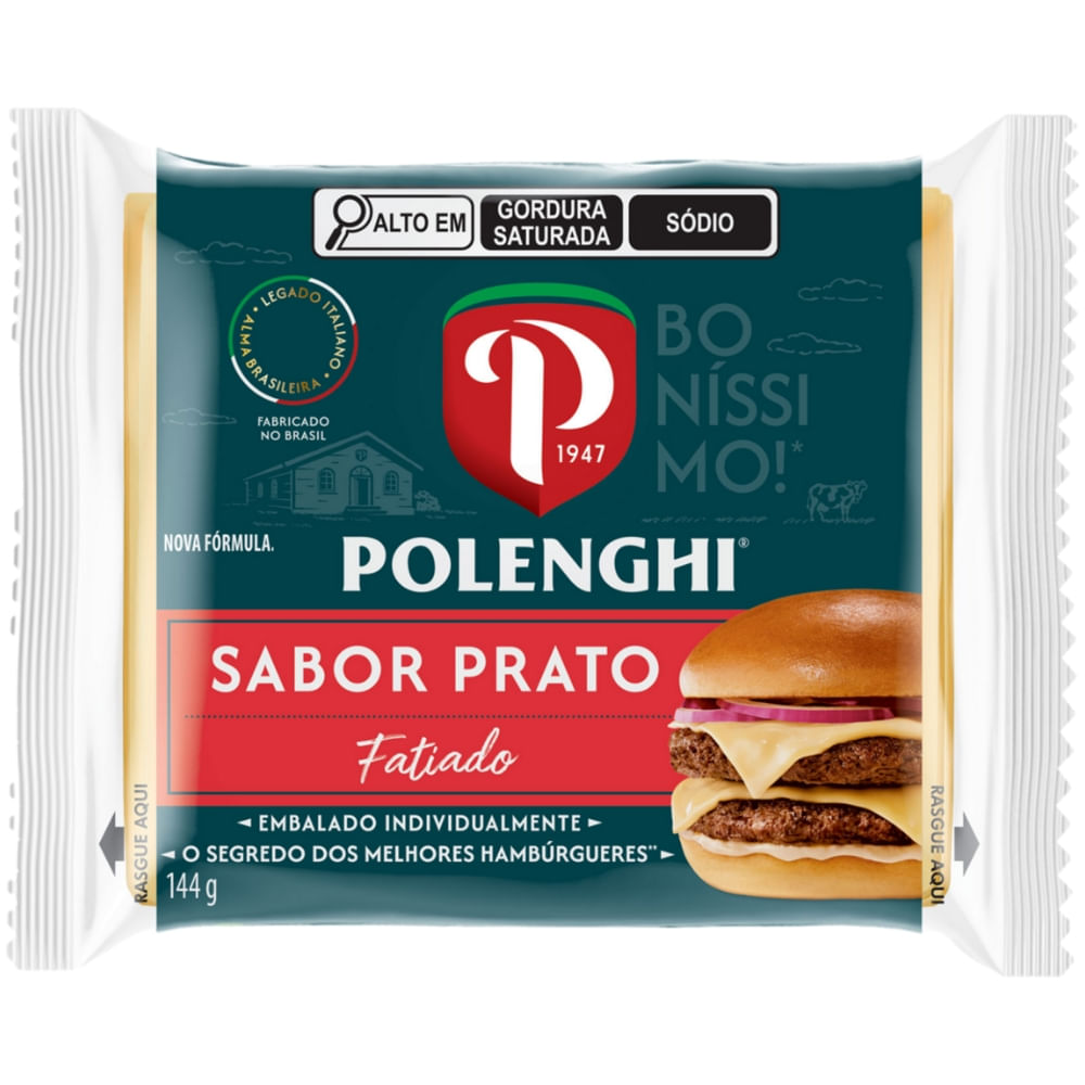 Queijo Prato Polenghi Sand 144g