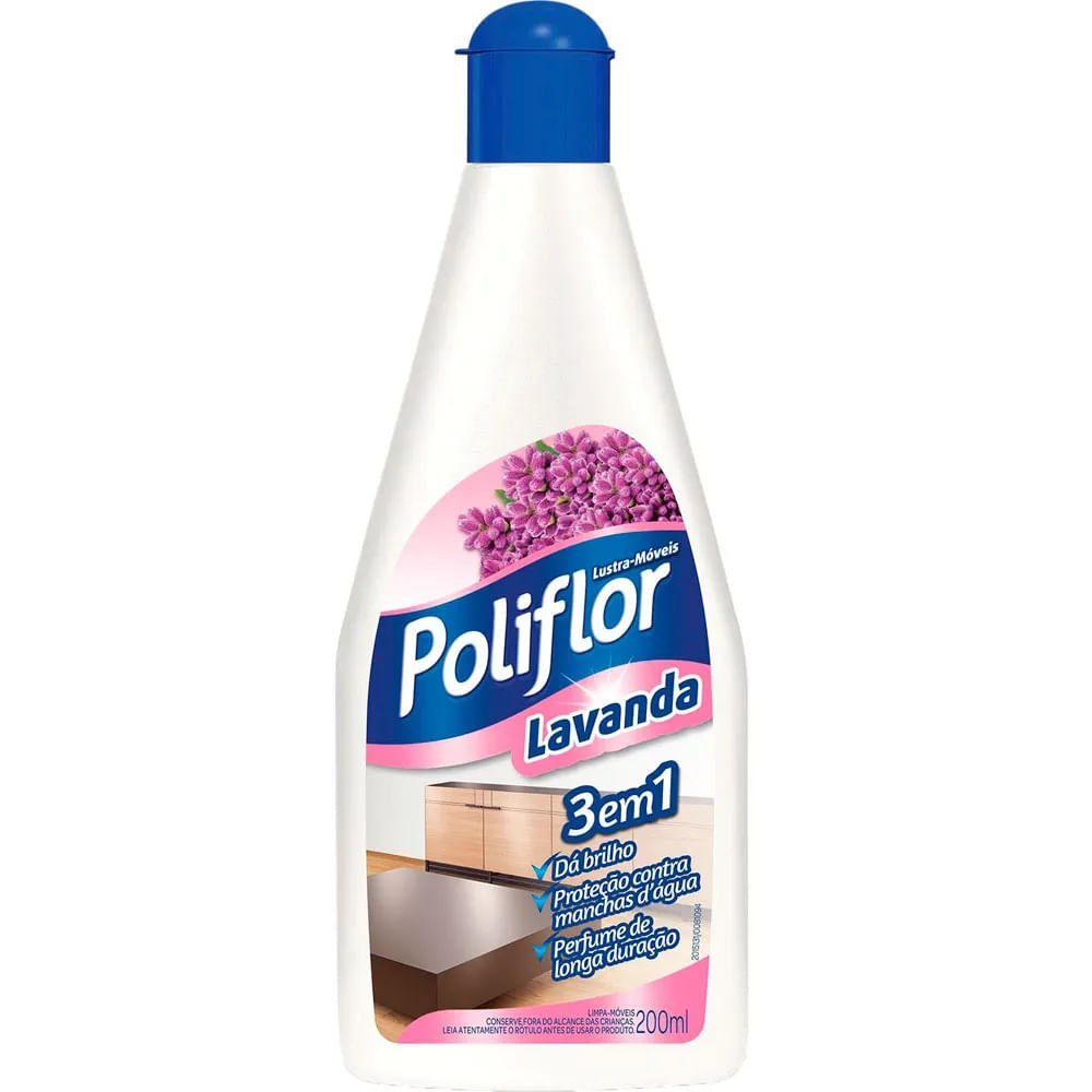 Lustra-Móveis Lavanda Poliflor Squeeze 200ml