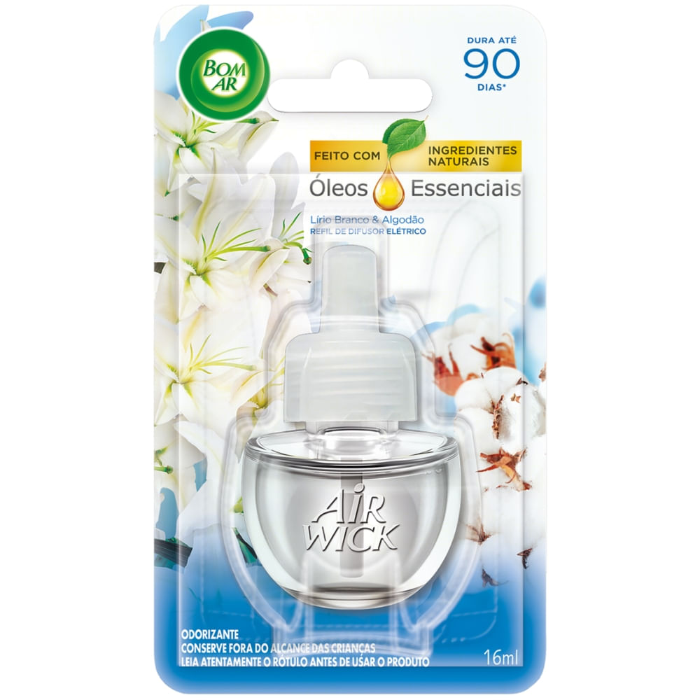Odorizador Bom Ar 16ml Lirio Br/Algod.Rf