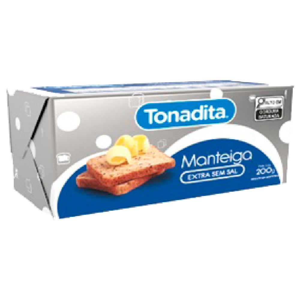 Manteiga Tonadita Arget 200g S/Sal Table