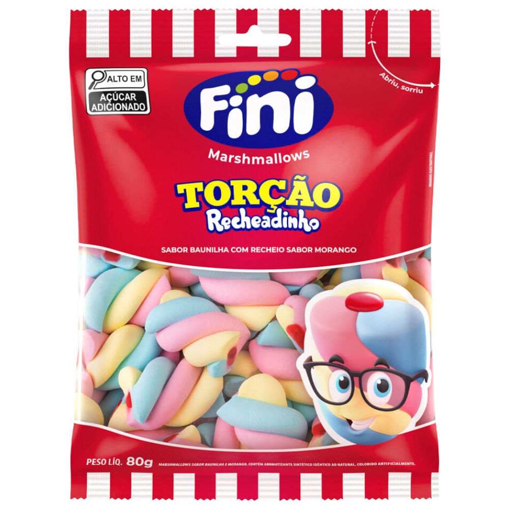 Marshmallow Fini 80g Torcao Recheadinho