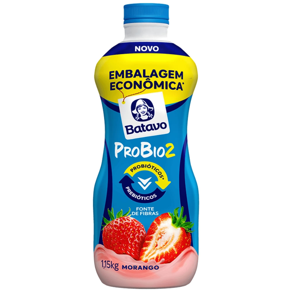 Iogurte De Morango Probio2 Batavo 1,15kg
