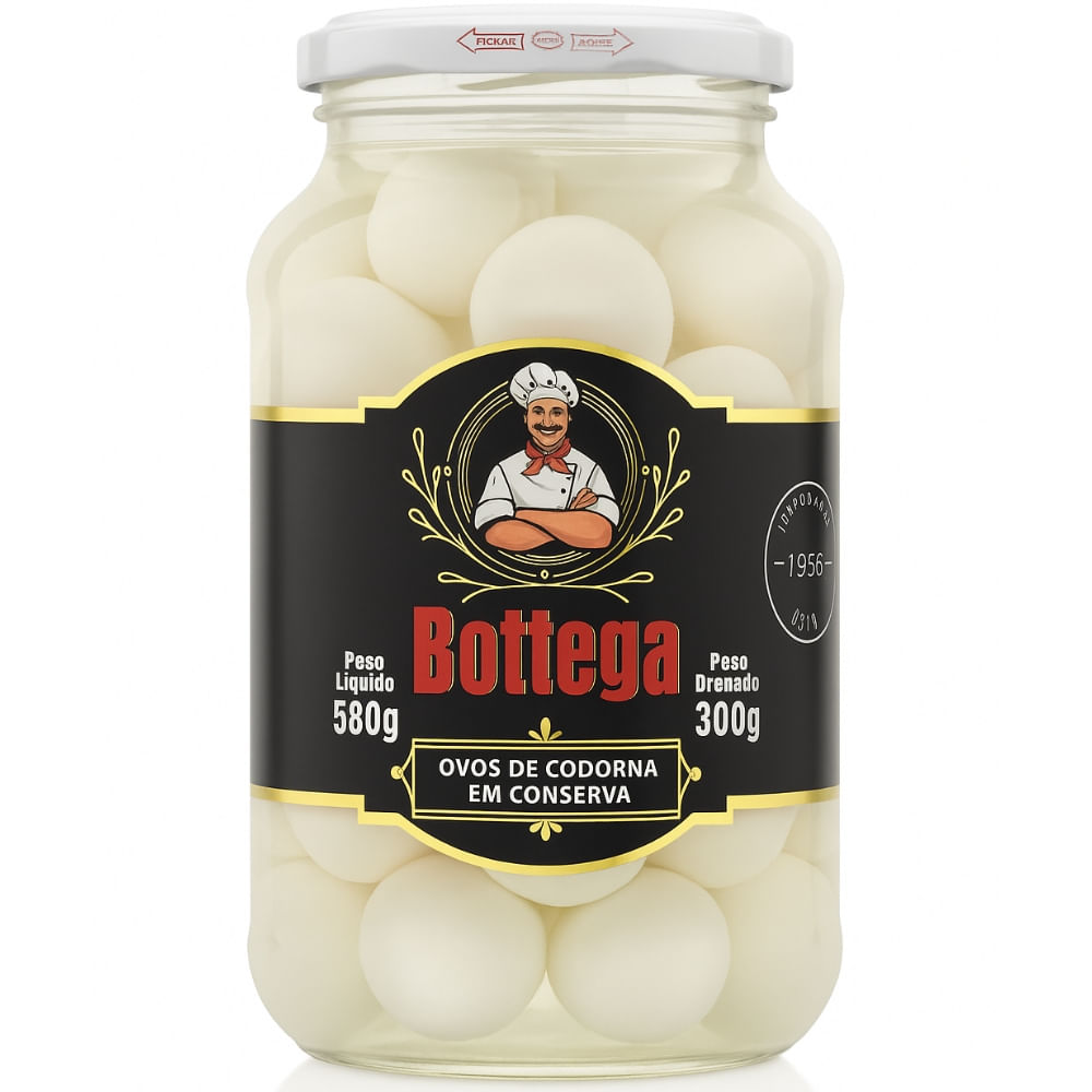 Ovos De Codorna Bottega 300g