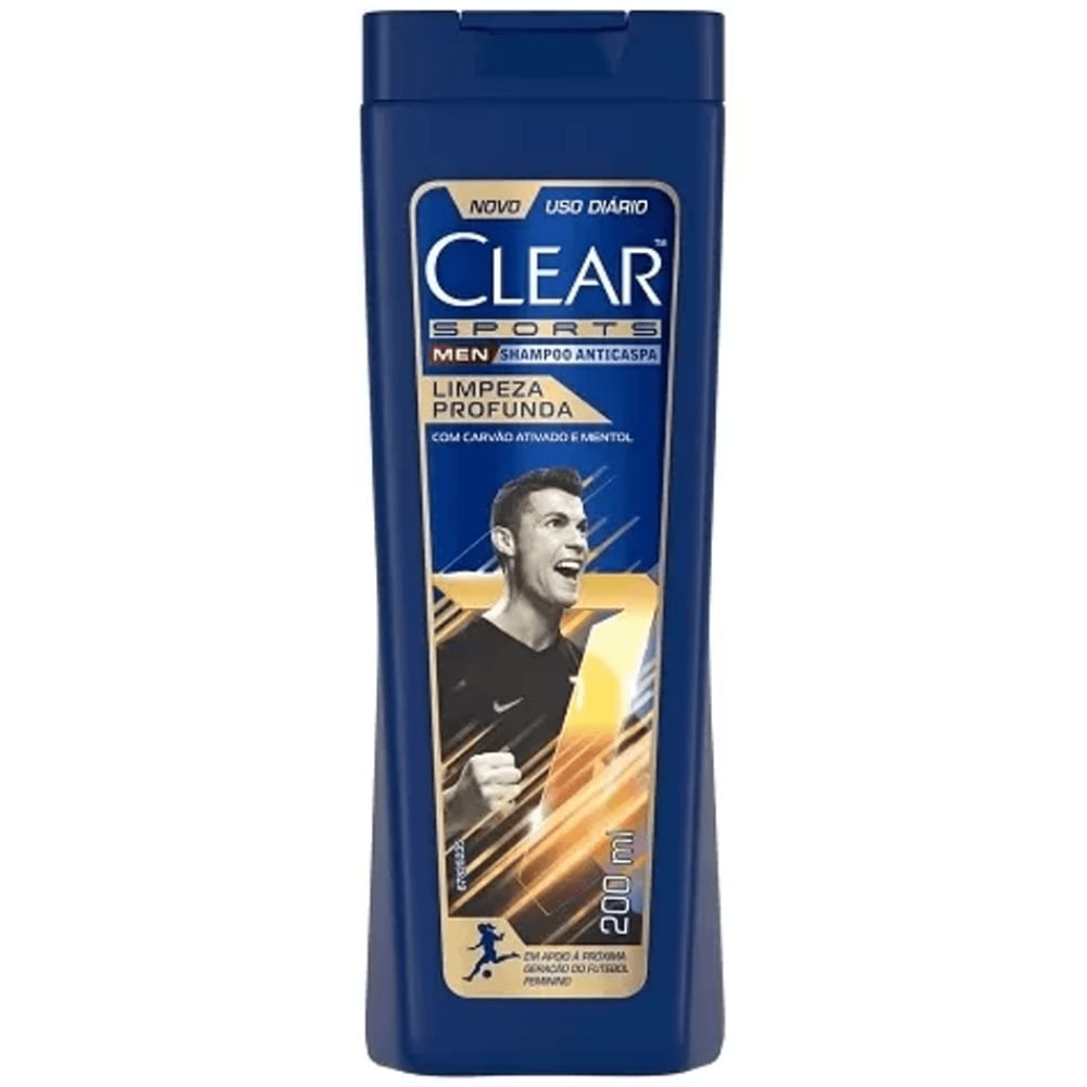 Shampoo Clear 200ml Limpeza Profunda