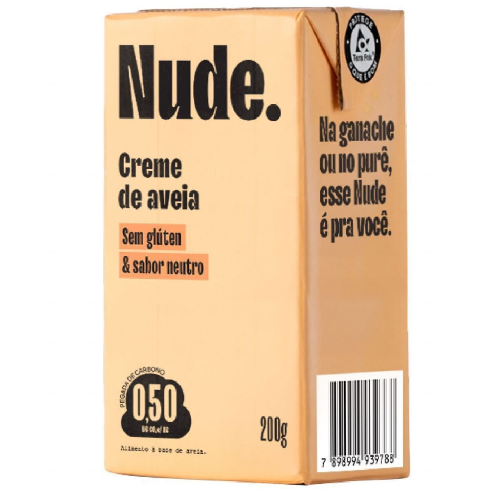 Creme De Aveia Nude Sem Glúten 200g