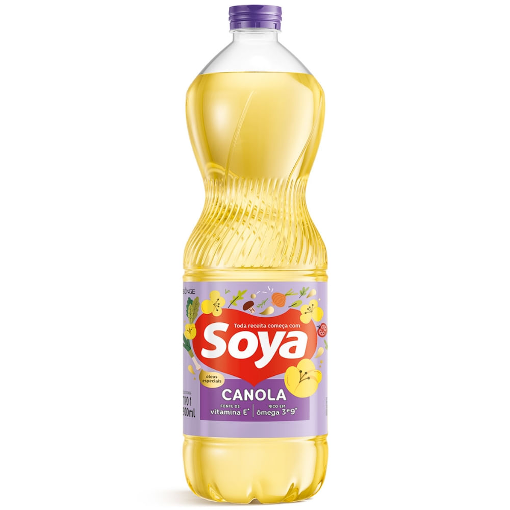 Óleo De Canola Soya 900ml