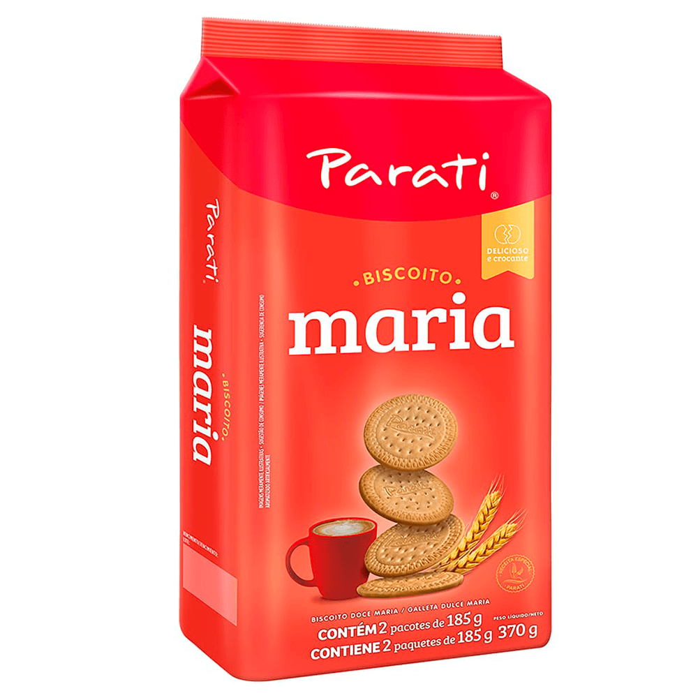 Biscoito Maria Parati Pacote 370g