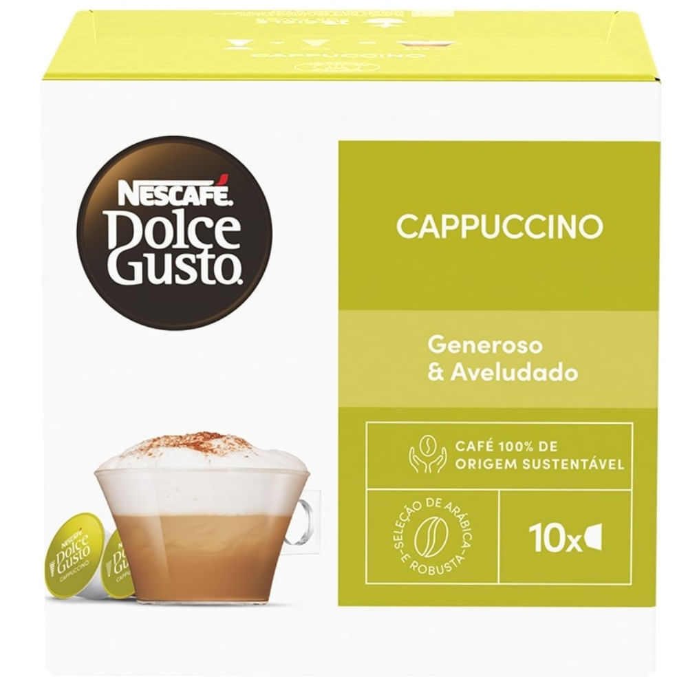 Café Em Cápsula Nescafé Dolce Gusto Cappuccino 10 Cápsulas