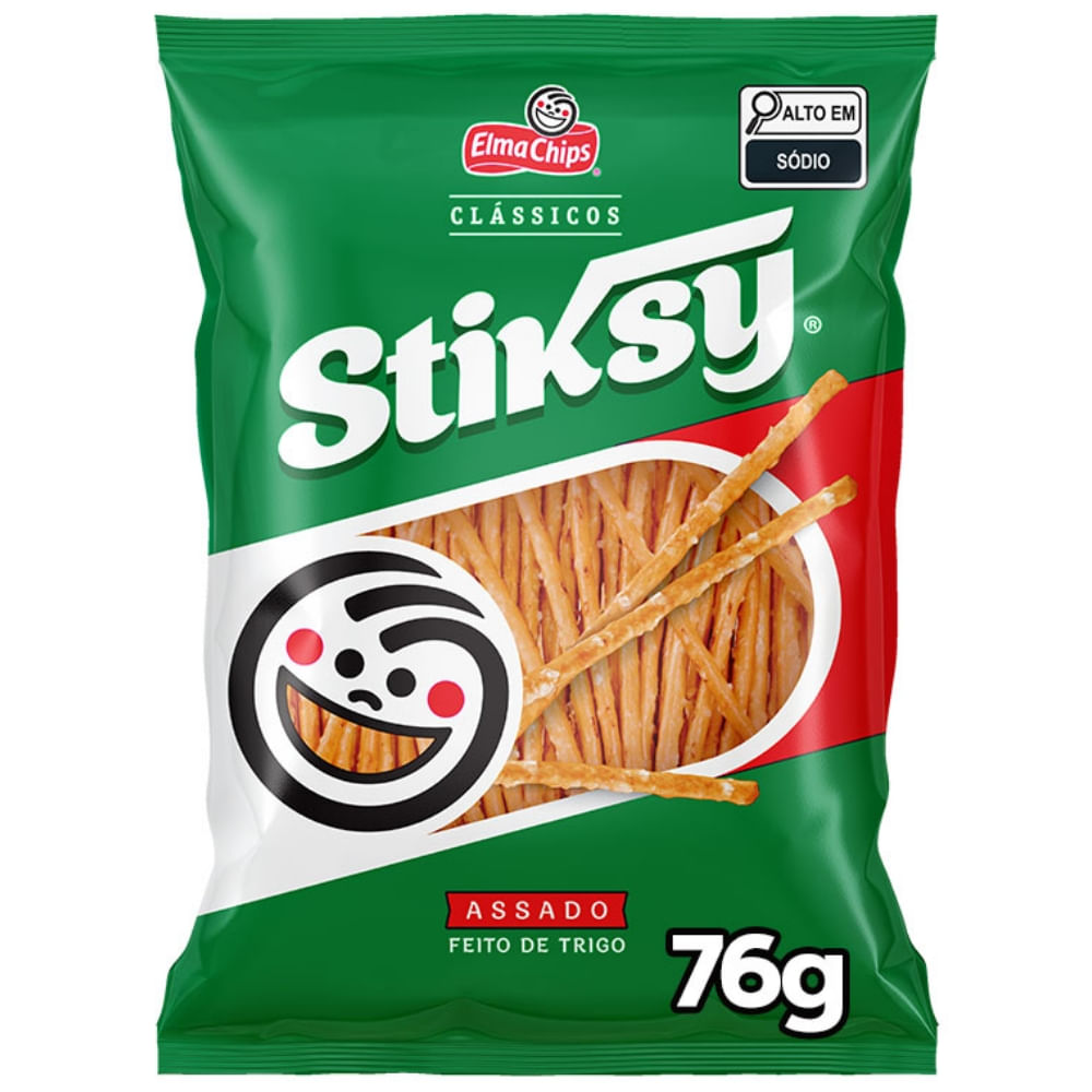 Salgadinho Stiksy Elma Chips 76g