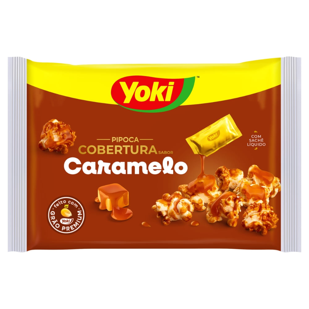 Pipoca Micro Yoki 160g Cob.Caramelo
