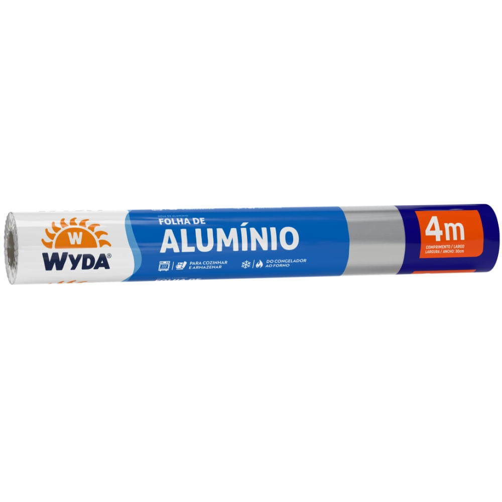 Rolo De Alumínio Wyda 4m X 30cm