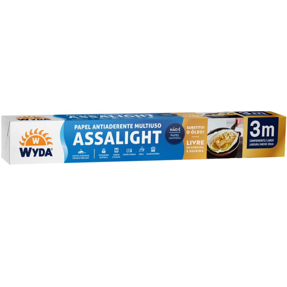 Papel Antiaderente Multiuso Assalight Wyda 3m X 30cm