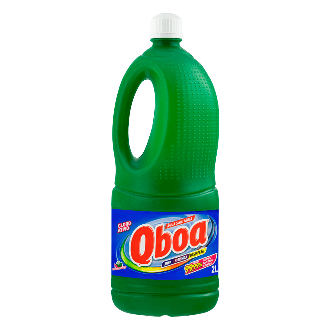 Água Sanitária Qboa Bico Direcionador Frasco 2l