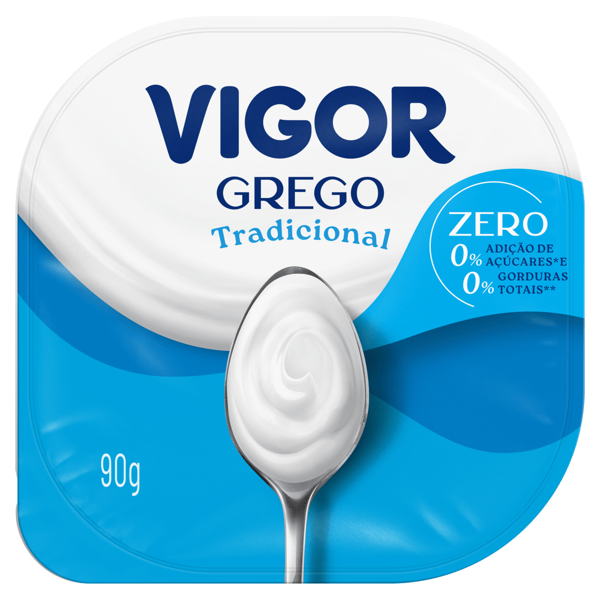 Iogurte Vigor Grego Tradicional Zero 90g