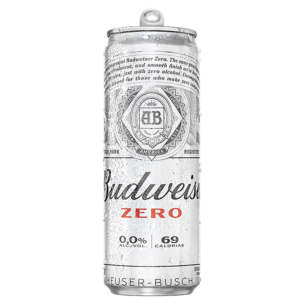 Cerveja Budweiser Zero Álcool Lata 350ml