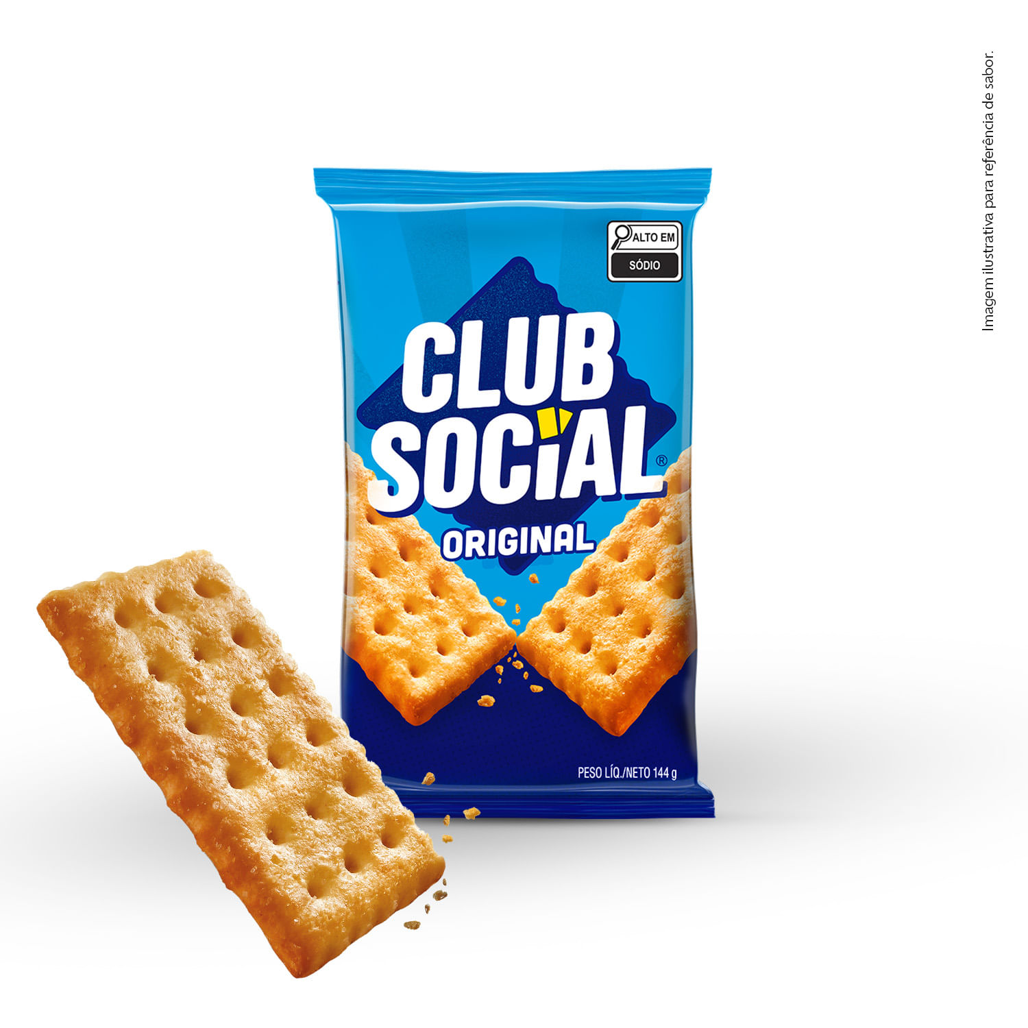 Biscoito Salgado Club Social Original - Multipack 144g