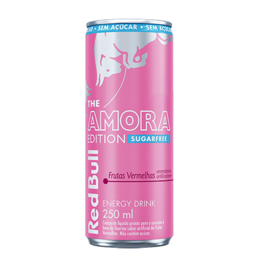 Energético Red Bull Sugar Free Amora, 250ml