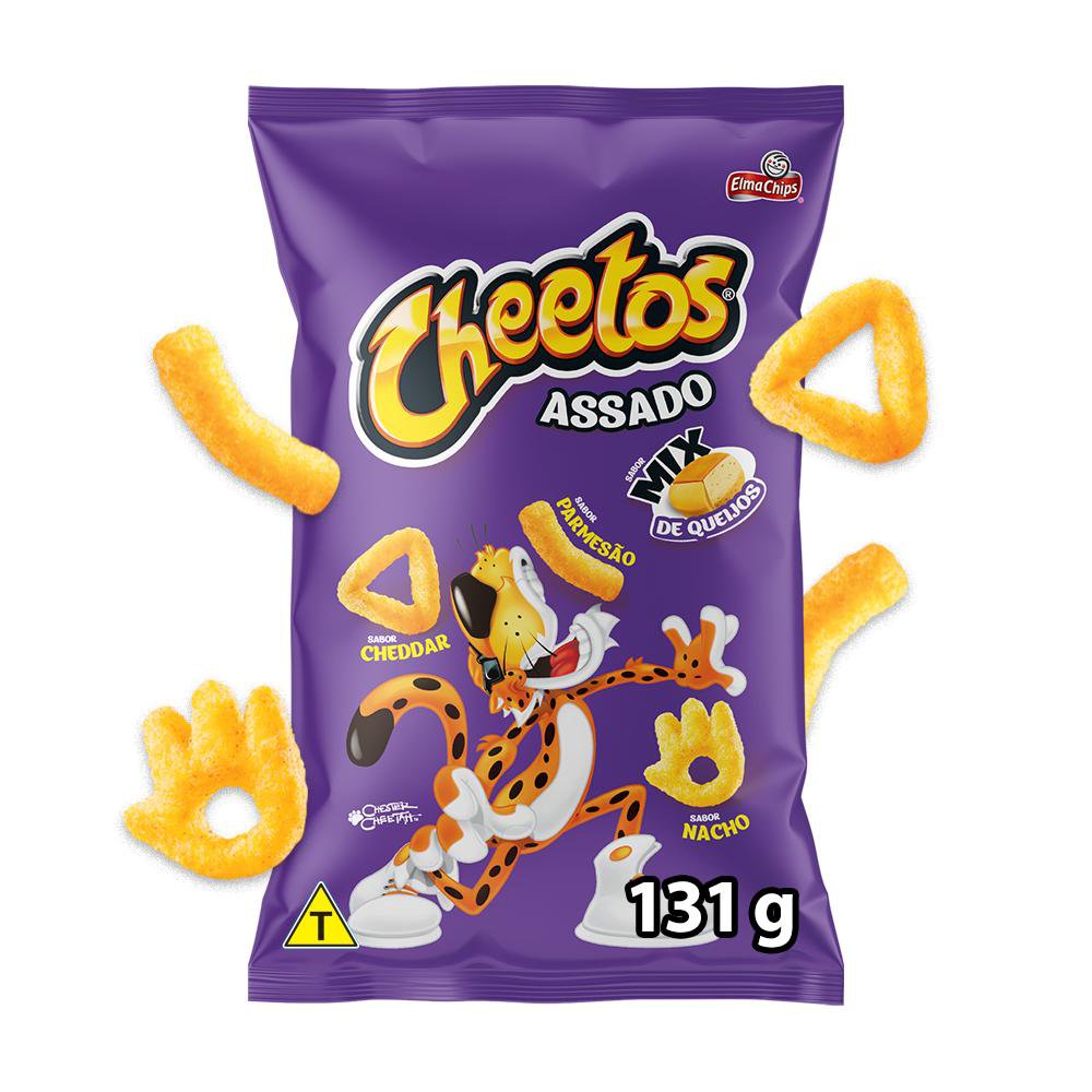 Salgadinho De Milho Cheetos Mix De Queijos 131g