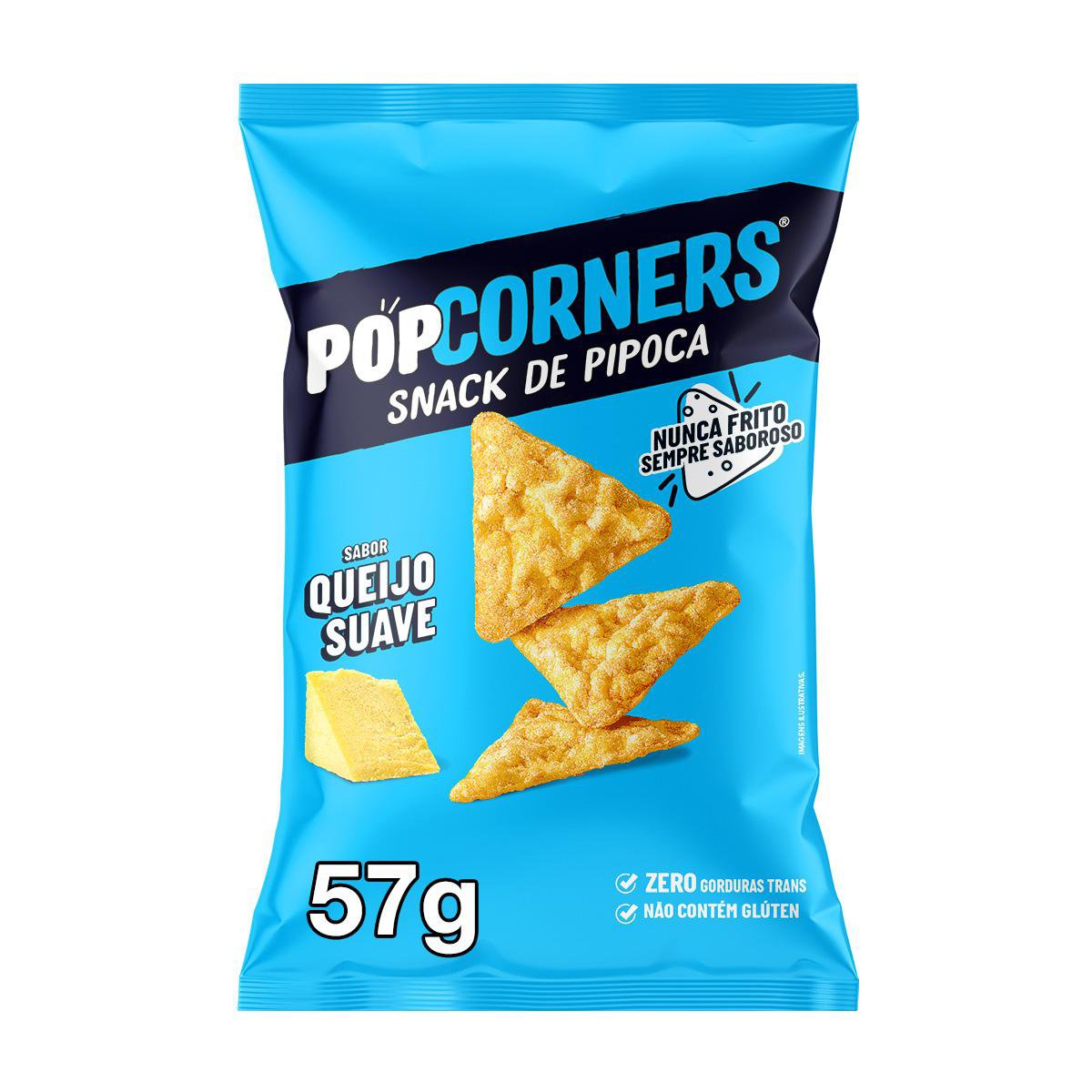 Popcorners Queijo Suave 57g