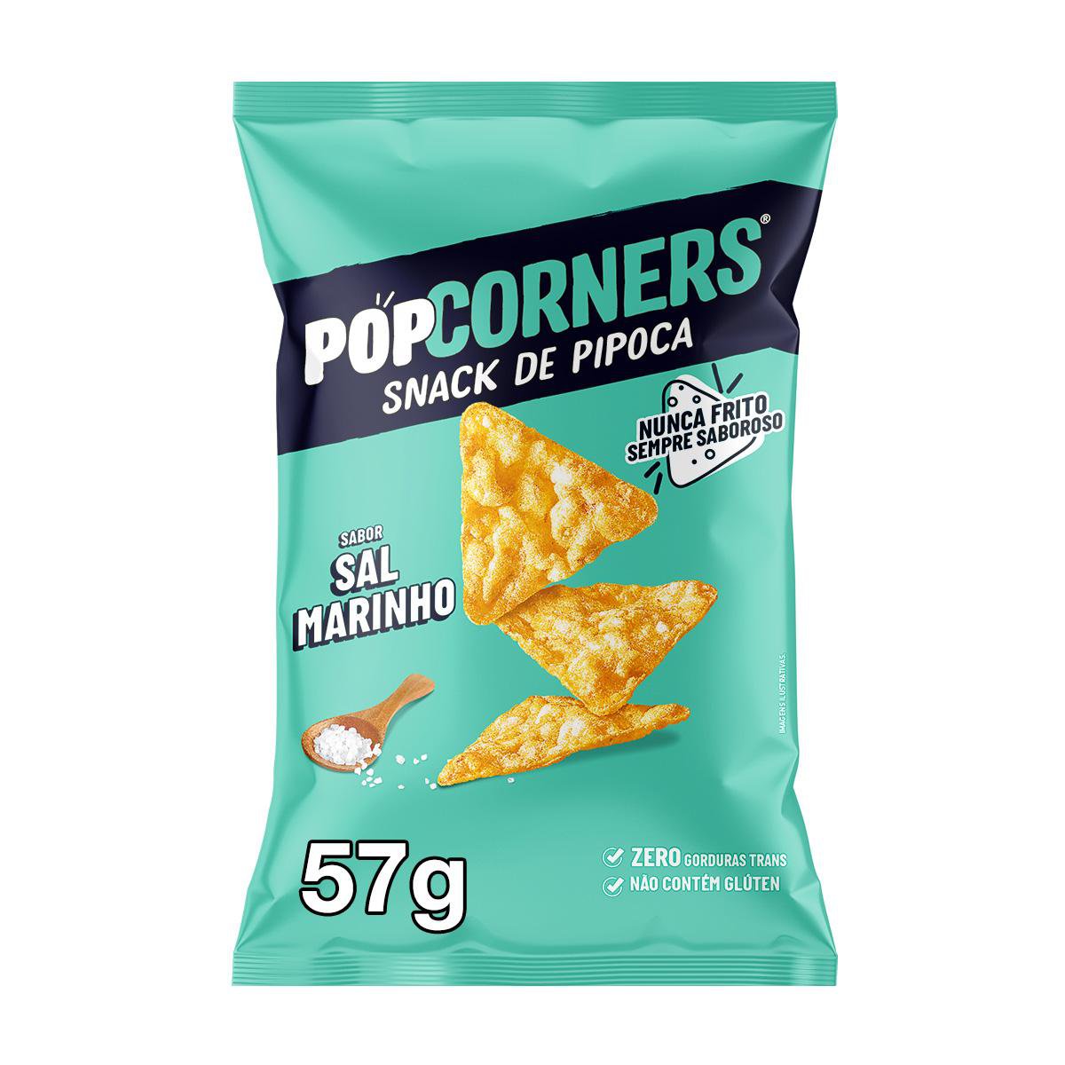 Popcorners Sal Marinho 57g
