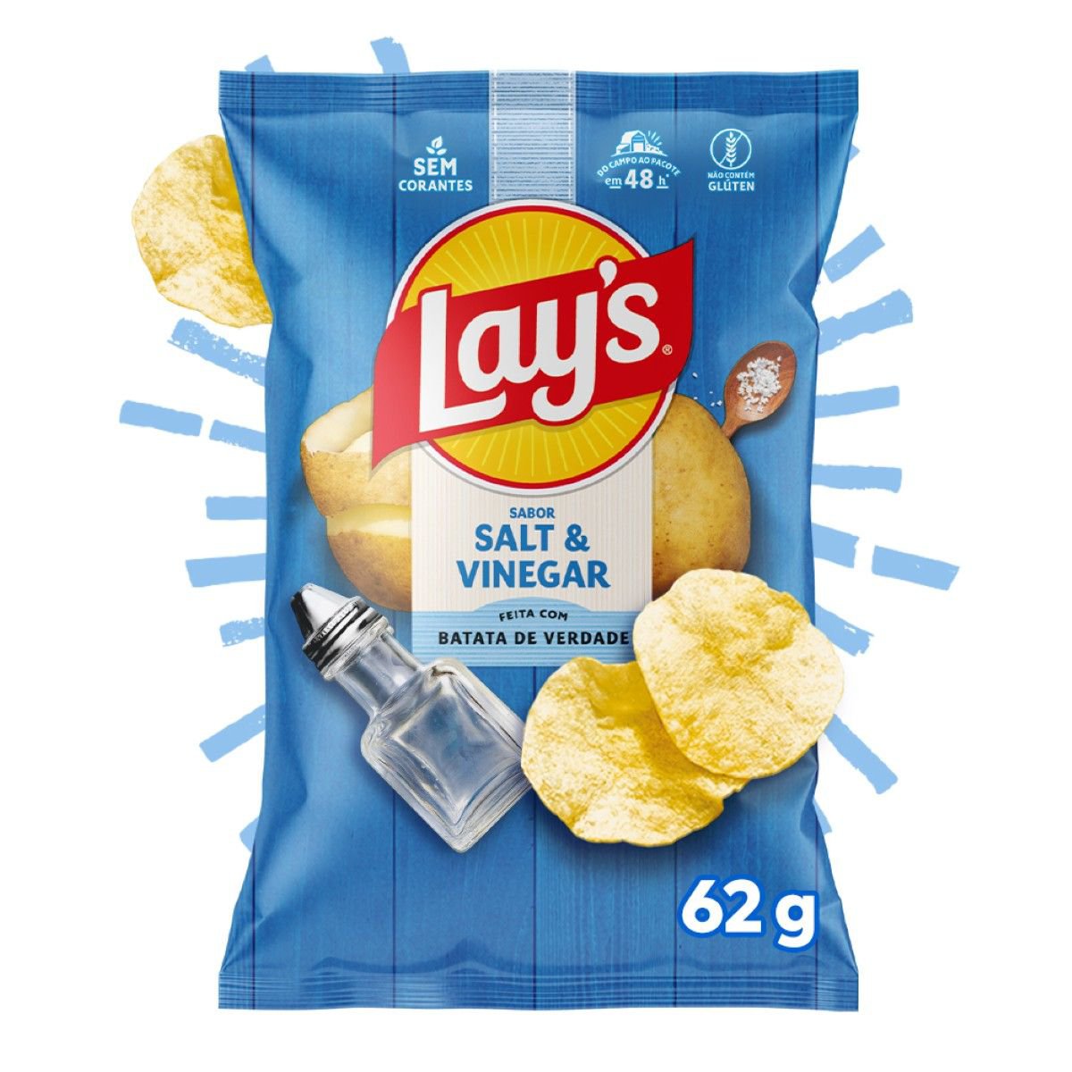 Batata Frita Lisa Lays Sal E Vinagre 30g