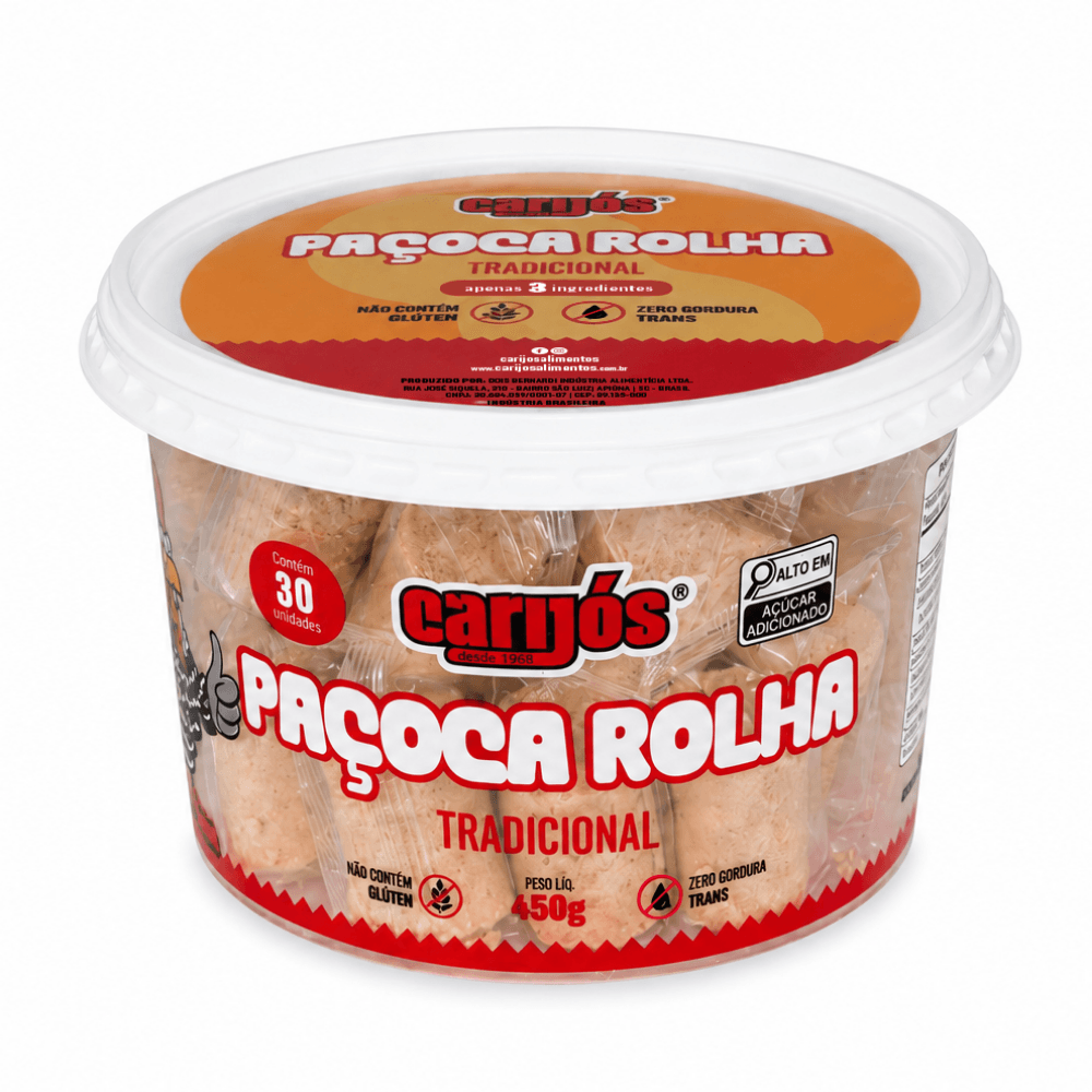Paçoca Rolha Carijós 450g