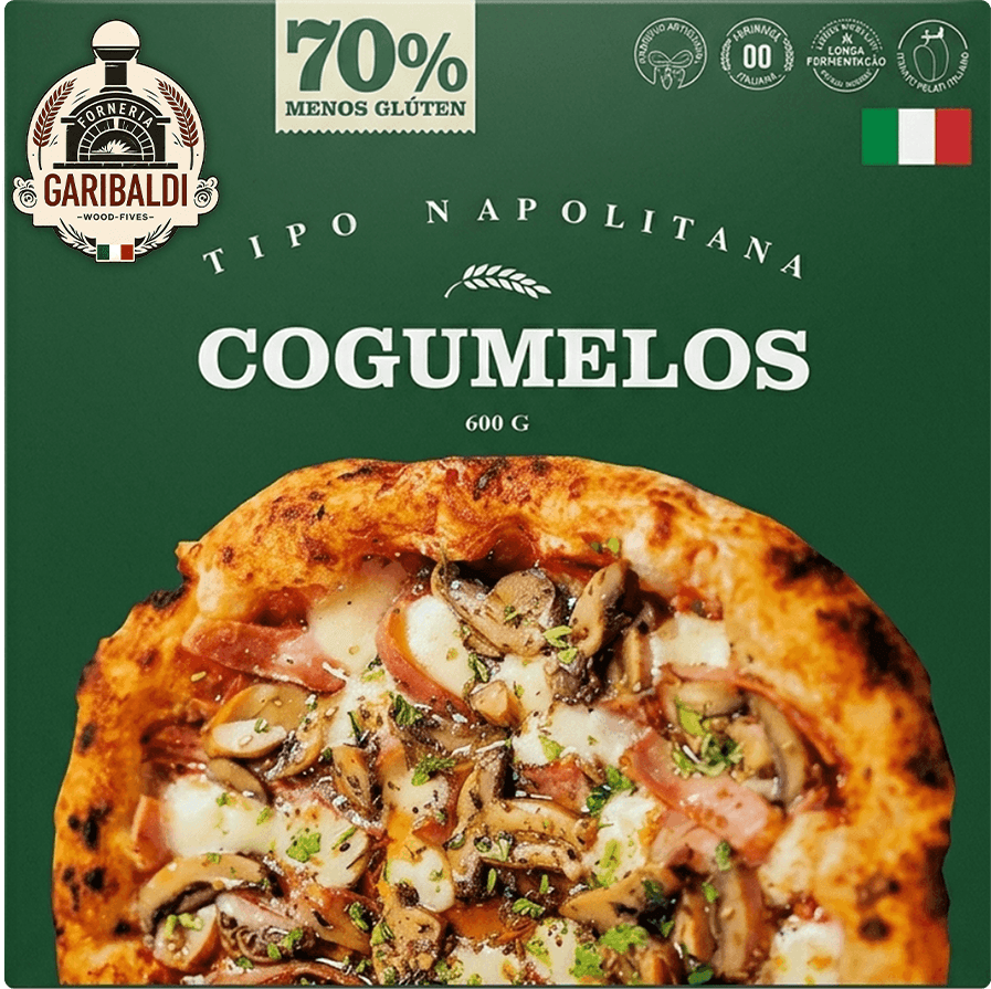 Pizza Forneria Garibaldi Cogumelos 600g